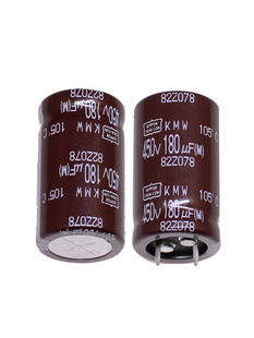 日本化工 进口铝电解电容器450v180uf 25*30黑金刚KMW 105度 包邮
