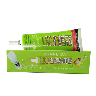LED球泡胶水LED胶保护罩泡壳组装配件灯带灯条铝基板金属塑料透明胶灯泡胶水