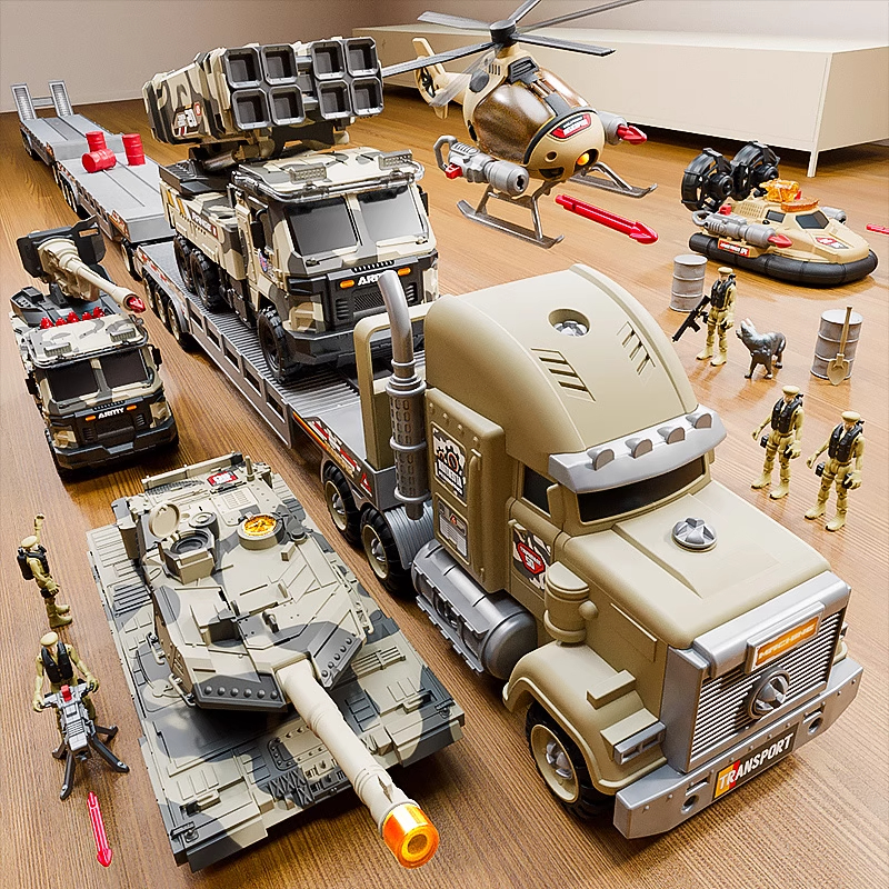 导弹车飞机小汽车套装礼盒玩具