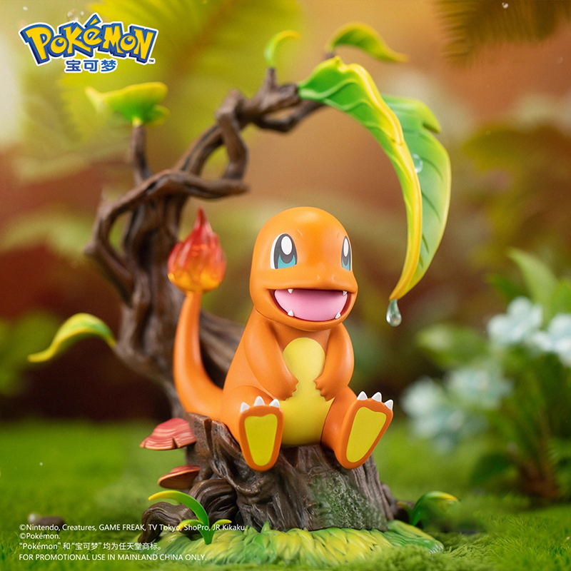 宝可梦小火龙皮卡丘手办摆件玩具