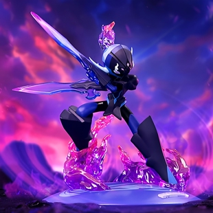 正版 宝可梦周边手办苍炎刃鬼皮卡丘桌面摆件公仔收藏摆件儿童礼物