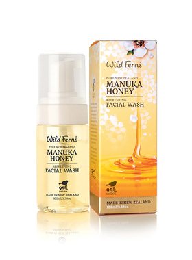 新西兰帕氏parrs麦卢卡蜂蜜泡沫洗面奶 深层清洁氨基酸洁面乳洗脸