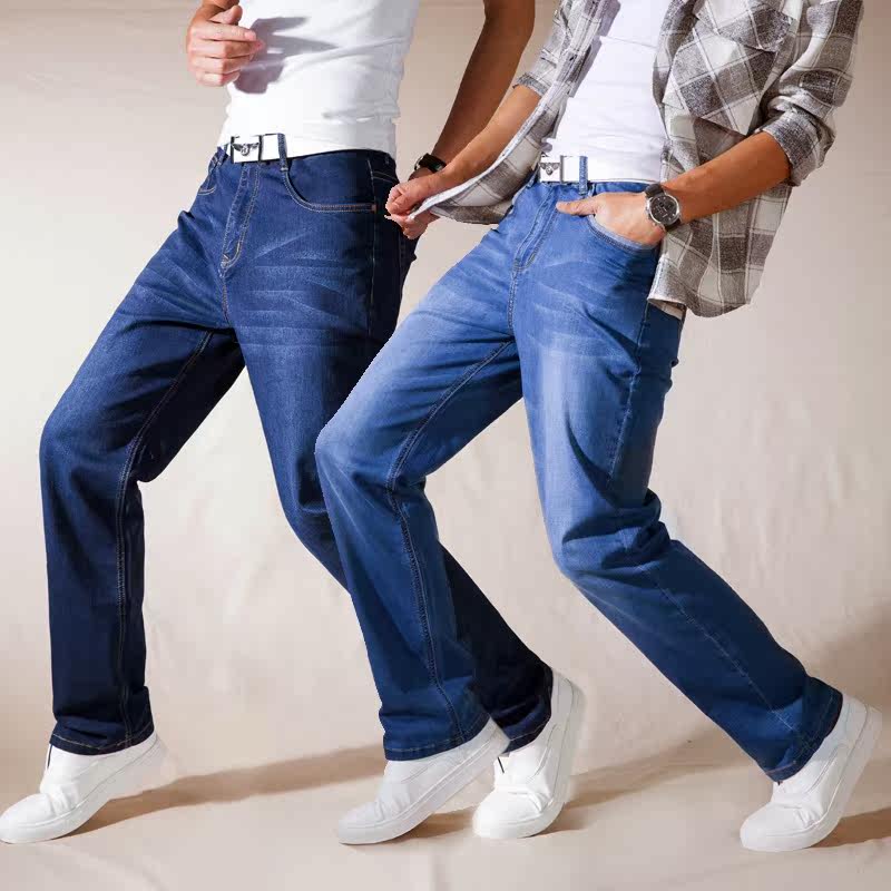 Jeans pour adolescent droite en vrac en coton pour été - Ref 1462506 Image 5