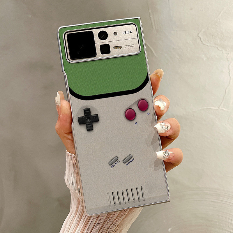 原装正品适用小米MIXFold4手机壳折叠屏保护套银色个性创意游戏机油边新款小米mixfold3高档视窗mixfold2全包