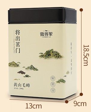 徽将军2024新茶明前嫩芽黄山毛峰茶叶250g罐装特级绿茶安徽高山茶