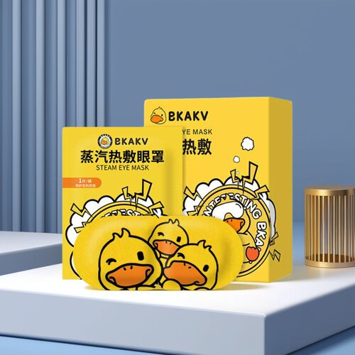 BKAKV小黄鸭艾草蒸汽眼罩热敷