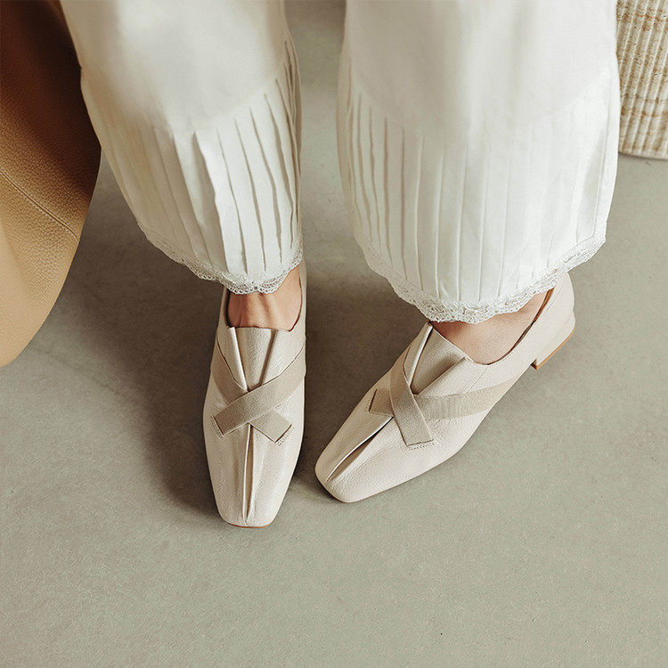 3.5cm韩版复古风百搭深口单鞋粗跟方头小众一脚蹬通勤百搭休闲鞋,女鞋,深口单鞋,淘宝优惠券,粉丝福利购,淘宝优惠卷