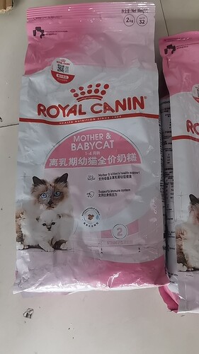 皇家幼猫粮BK34幼猫奶糕2kg离乳期1-4断奶英美短猫粮正品