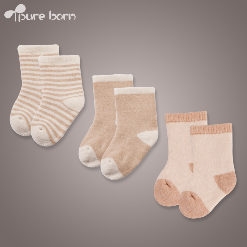 Chaussettes pour bébé PUREBORN - Ref 2111749 Image 4