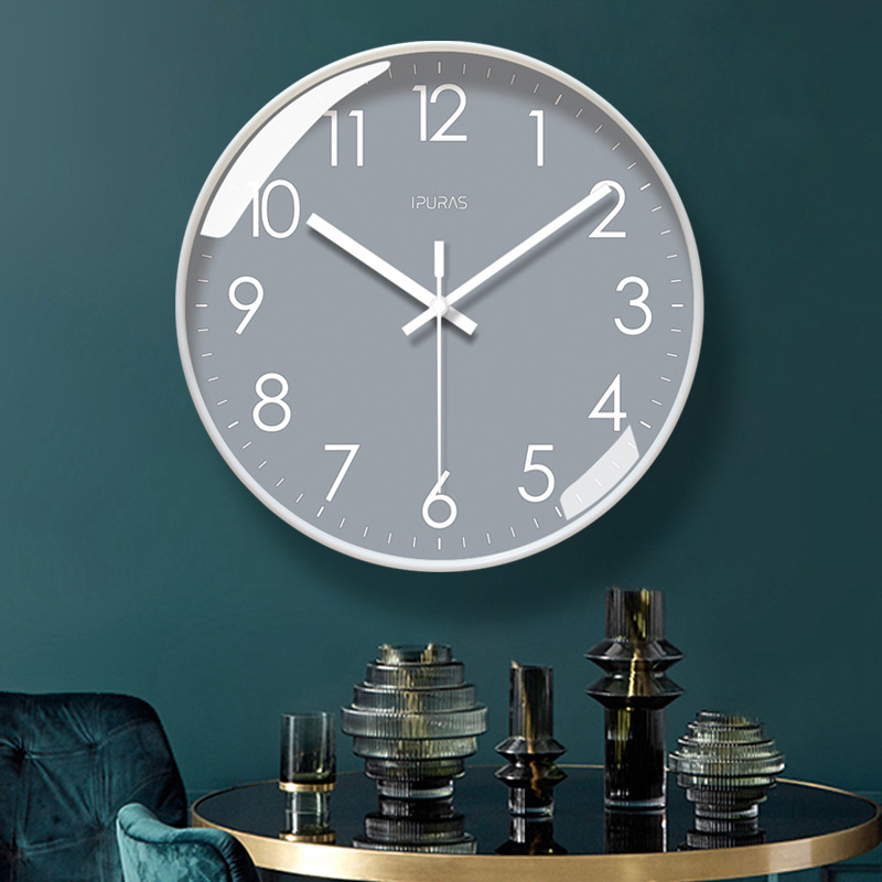 时钟挂表精准静音现代创意石英钟