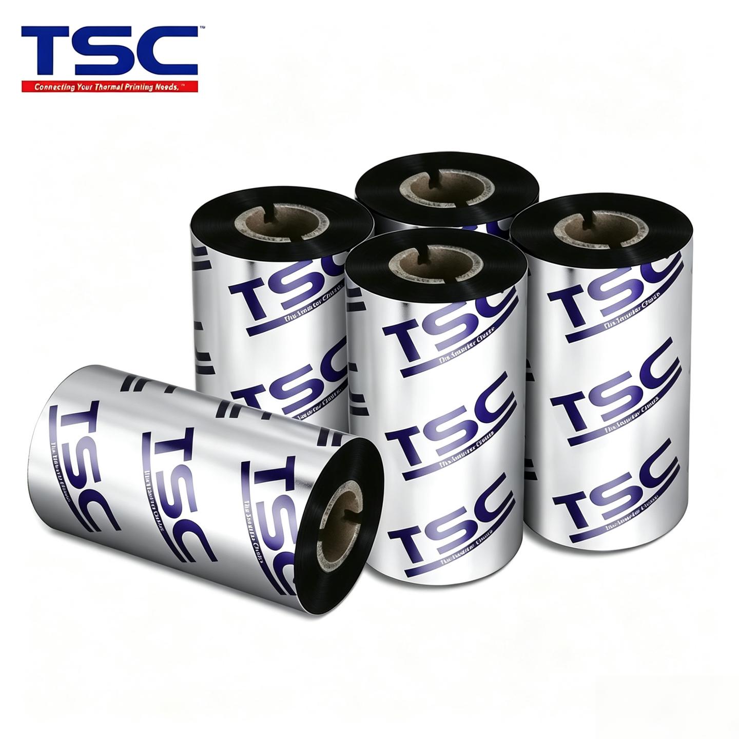 TSC条码打印机碳带打印清晰图片