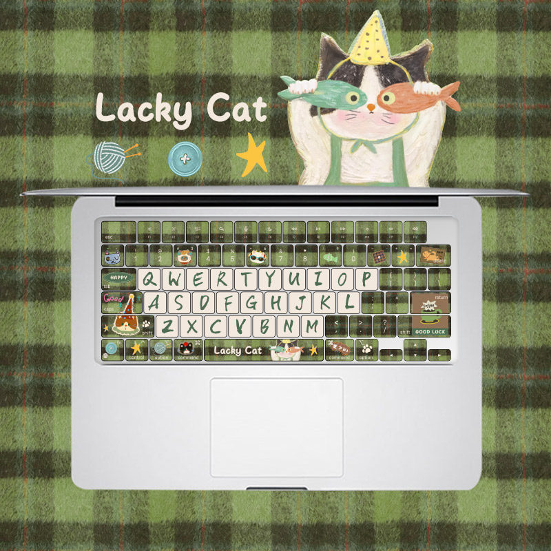 适用MacBook硅胶m2/3/4键盘膜pro 13保护air苹果笔记本14/15鱼眼