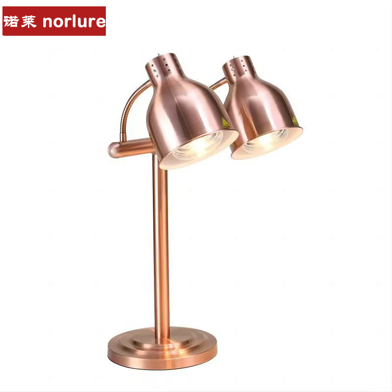 诺莱自助餐台食物加热灯餐饮保温灯食品弯头暖食灯烤肉双头台灯