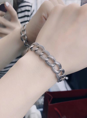 男女款925纯银光面羽毛手链