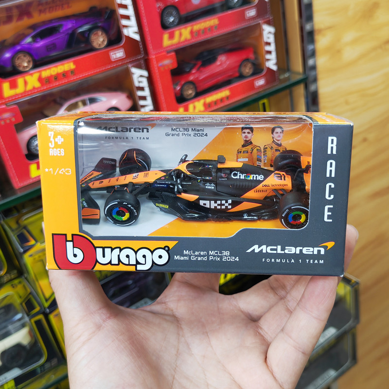 比美高1/43迈凯伦F1MCL38迈阿密