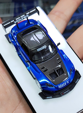 正版1:64本田S2000AP1赛道版小比例收藏合金汽车模型摆件金属车模