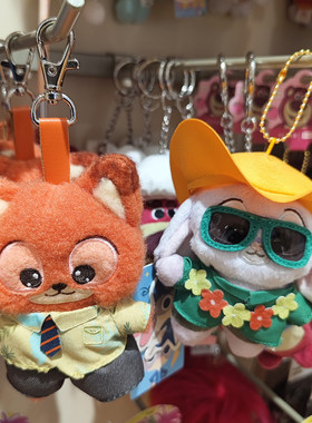【MINISO】名创优品迪士尼疯狂动物城系列人物毛绒挂件包挂件橙色