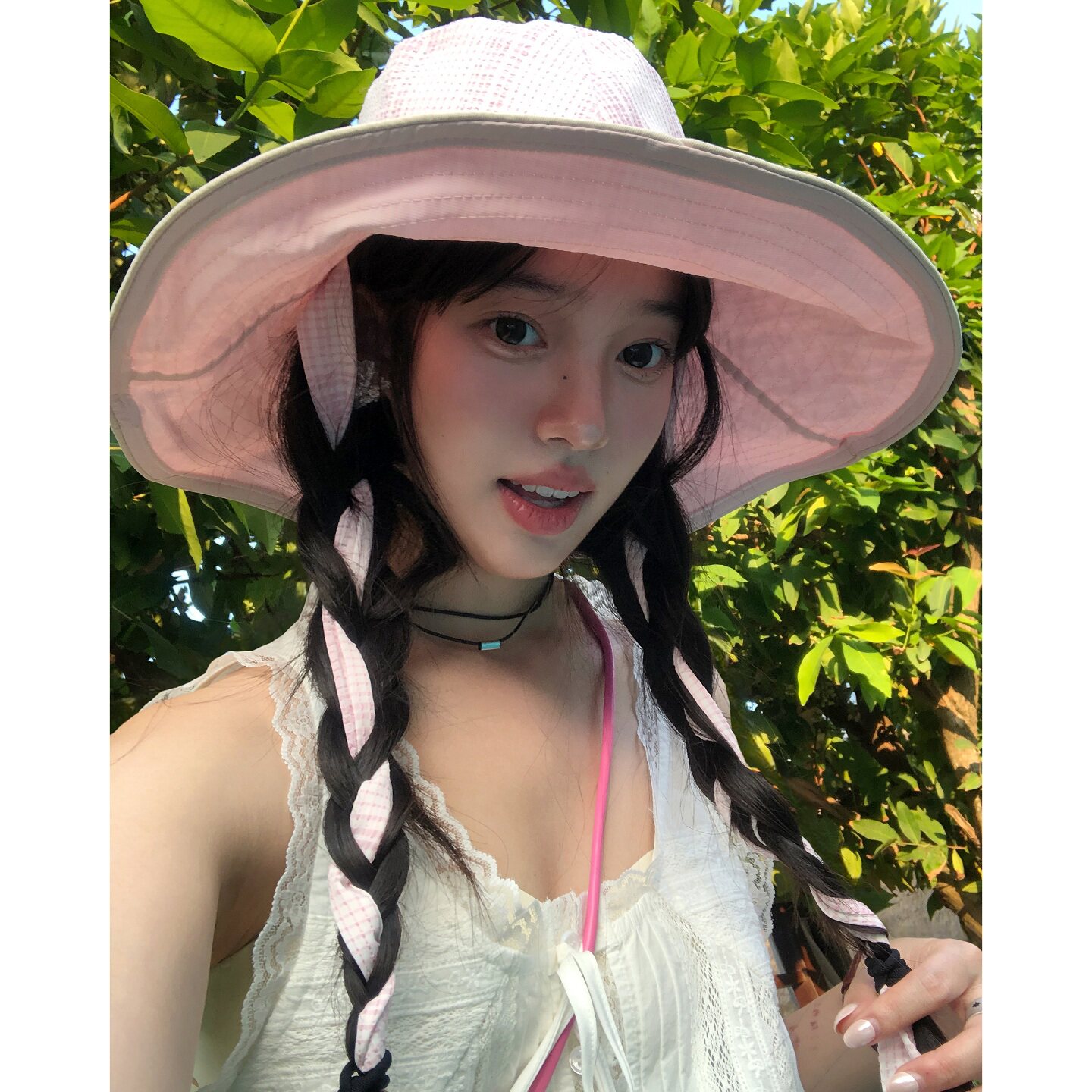 可双面戴大帽檐遮阳渔夫帽女夏季