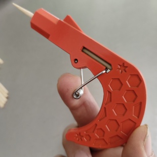 新月玫瑰镰刀枪迷你棉签弓箭儿童玩具弓锌合金弹弓模型益智解压