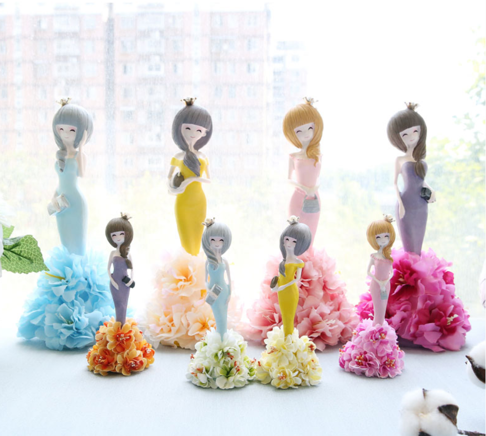 少女心家居客厅可爱风树脂工艺品