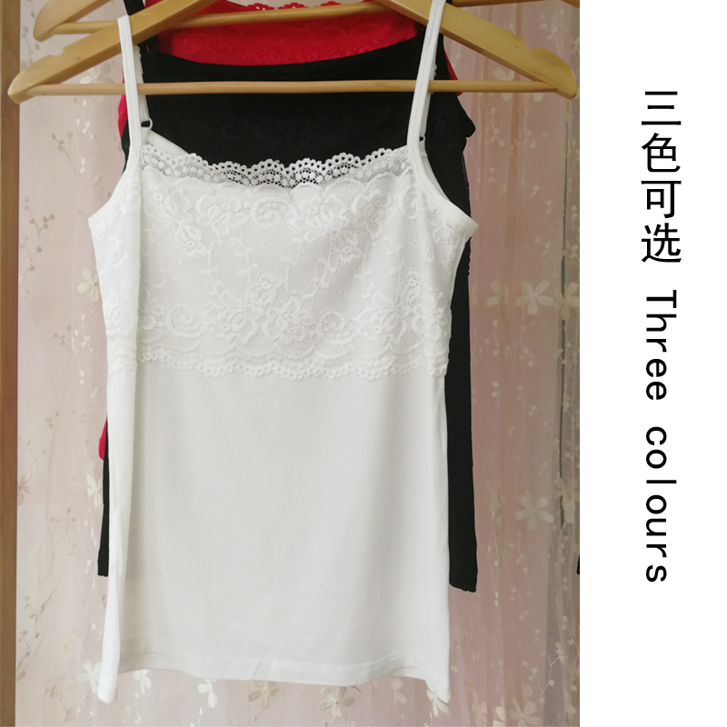 白色蕾丝吊带背心女2025新款内搭