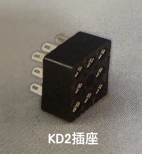 上海永星KD2-AB21/22/23/24上开按钮开关专用插座附件8脚6脚通用
