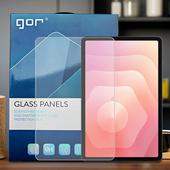 GOR适用Galaxy三星Tab平S11板A11防A9指s9纹A8爆s10透S8明S7高UItra清A7弧lite边 荧FE屏幕钢化玻璃保护贴膜