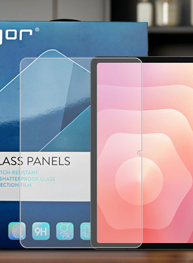 GOR适用Galaxy三星Tab平S11板A11防A9指s9纹A8爆s10透S8明S7高UItra清A7弧lite边+荧FE屏幕钢化玻璃保护贴膜