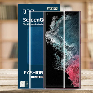 GOR适用三星S22手机Ultra手机3D曲面全荧屏幕贴膜S23高清Ultra透明S21满版plus热弯pet保护膜