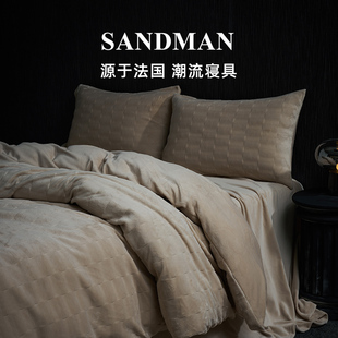 SANDMAN秋冬FUR牛奶绒床上四件套珊瑚绒加绒保暖床单被套床笠床品