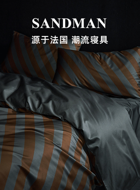 SANDMAN联名四件套长绒棉轻奢贡缎100S全棉床单纯棉被套床上床品