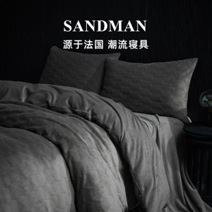 SANDMAN秋冬FUR牛奶绒床上四件套轻奢高级感加绒床单被套床笠床品