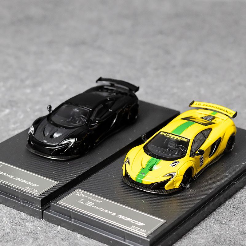 SM Star Model 1:64 迈凯伦McLaren 650S 宽体改装合金汽车模型