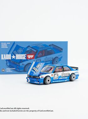Kaido House+MINIGT 1:64 #223 BMW M3 E30 25号 合金汽车模型