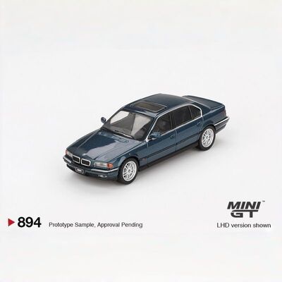MINIGT 1:64#894 宝马 BMW 750IL 蓝色 合金汽车模型