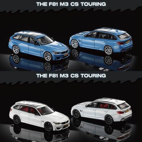 Mortal宝马BMWF81M3轿车1:64合金车模型收藏摆件珠光白色蓝色珠光