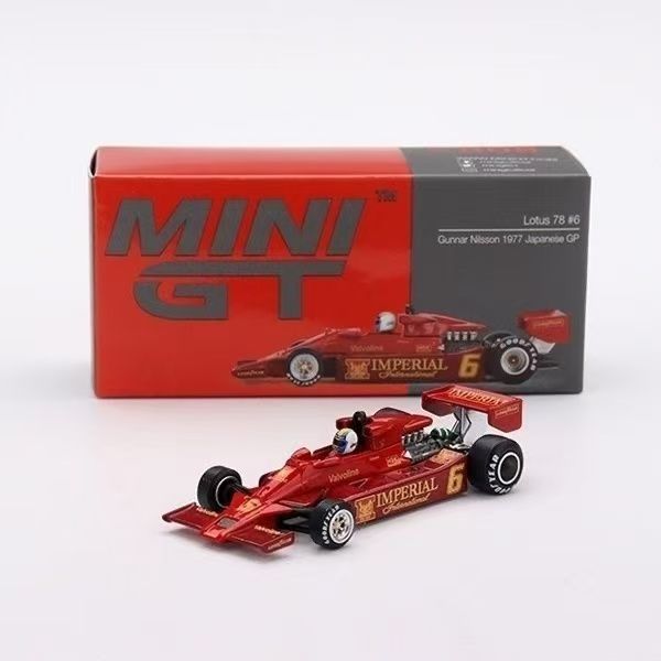 MINIGT 1:64 路特斯 莲花 Lotus 78 F1 贡纳尼尔森 合金车模 808