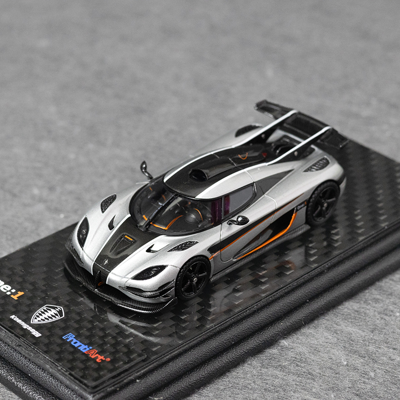 FrontiArt 1/64 柯尼塞格 One:1 车身开盖模式树脂汽车模型摆件