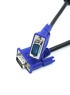 HONGLIN原装VGA线5+4 铜芯双磁环 1.8米屏蔽 显示器投影仪连接线