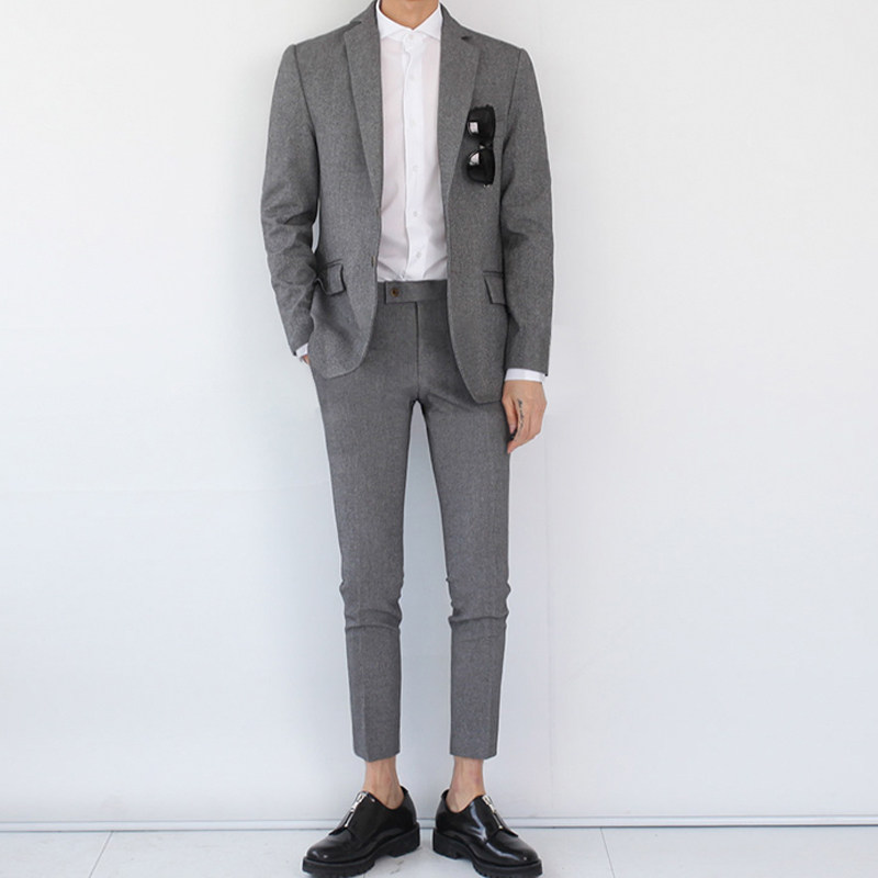 Costume homme en coton pour automne - Ref 1549934 Image 1