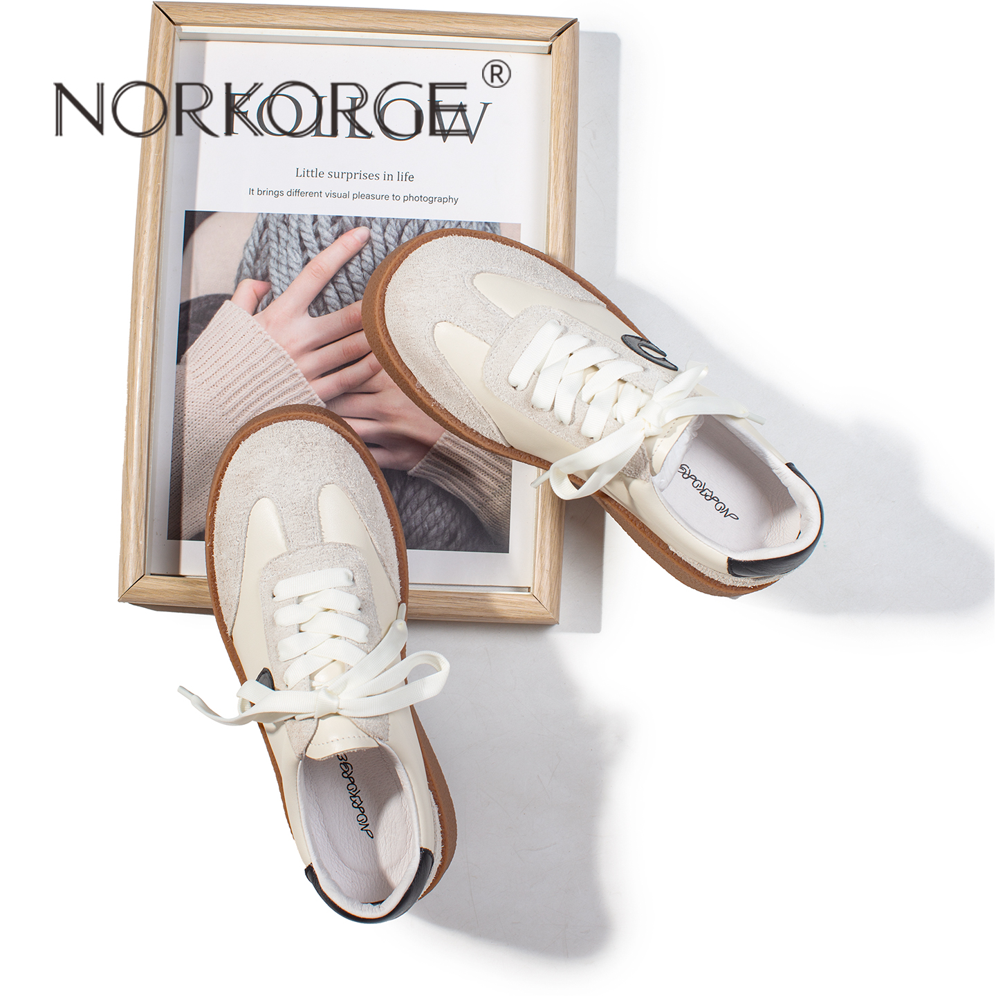 原创设计手工定做时装德训鞋