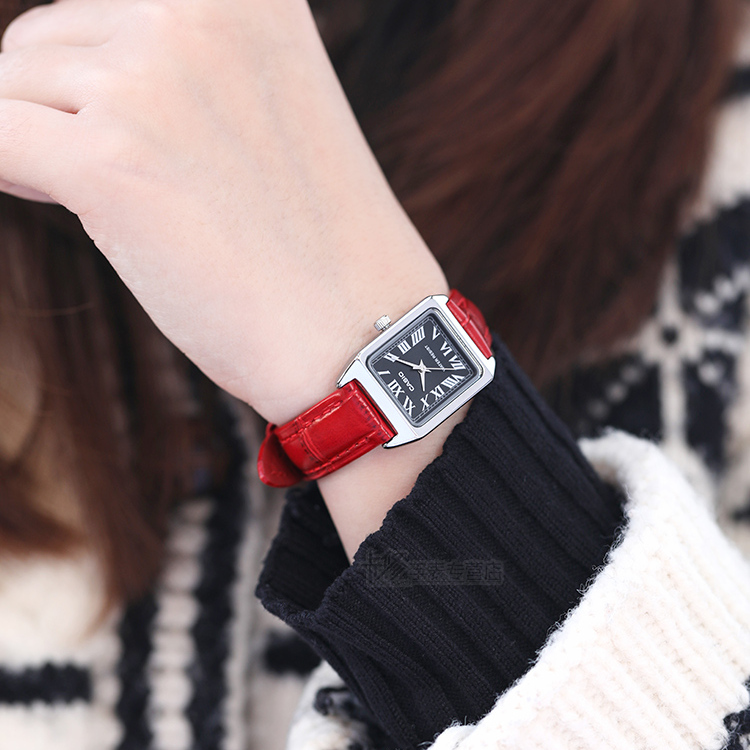 casio小方表白色ins风卡西欧女