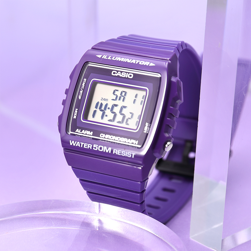 casio卡西欧小方块紫色时尚复古