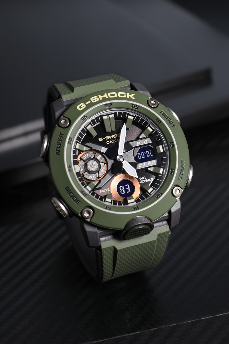 casio卡西欧手表男黑金gshock限量户外运动防水海神非机械ga-2000