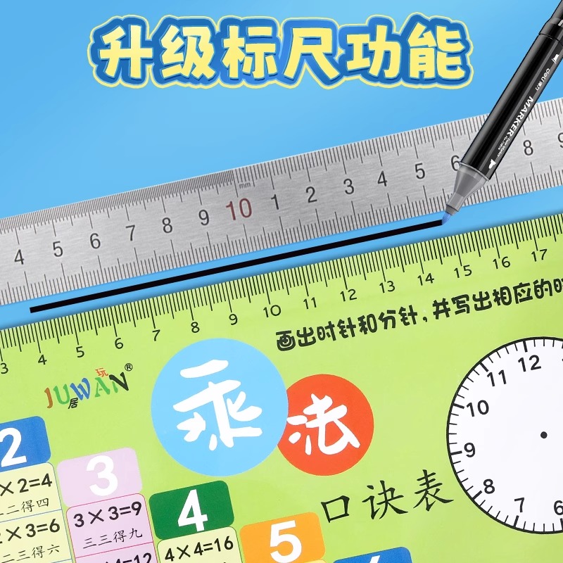 九九乘法口诀表卡片二年级小学数学公式大全99乘除法背诵学习神器