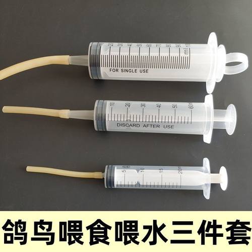 幼鸽鹦鹉手养喂食器推药器人工灌