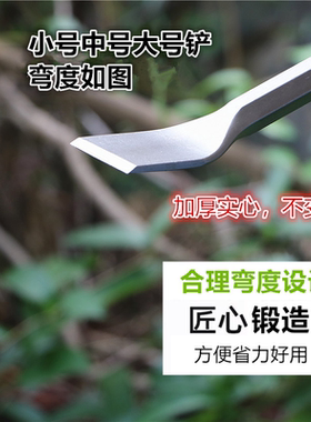 神器挖野菜专用铲子挖土种菜挖荠菜折耳根户外除草工具蒜铲小铲子