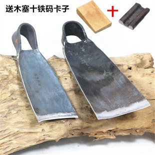 铁匠锻打弹簧钢锄头户外脚头长条锄挖笋锄草山锄小花锄农用大锄头
