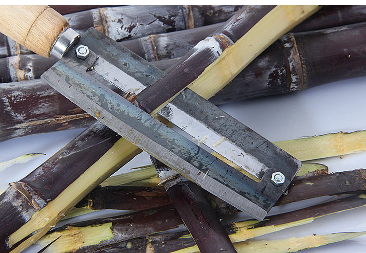 正品阳江大号加厚碳钢甘蔗削皮刀 削甘蔗菠萝刀 刨刀削皮器包邮