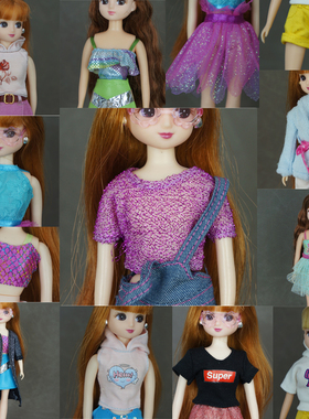 23CM丽嘉娃娃Licca莉卡娃娃衣服丽佳服装上衣裤子裙子外套